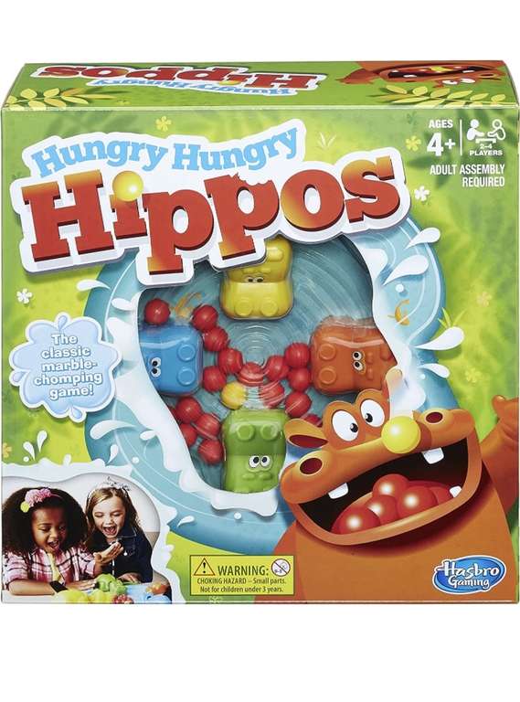 Hungry Hippos by Hasbro Board Game - £8.99 @ Amazon (Prime Exclusive Deal)