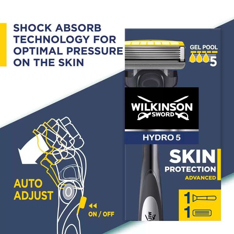 Wilkinson Sword Hydro 5 Skin Protection Advanced, 9 Blades + Razor £9.88 @ Costco