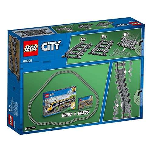 LEGO City 60304 Road Plates x2 -£23.99 (£11.96 each) / 60205 Tracks X2- £23.82 (£11.91each) /or both sets for £11.80 each @ Amazon France