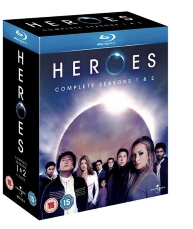 Used: Heroes Season 1 & 2 Blu Ray (Free Collection)