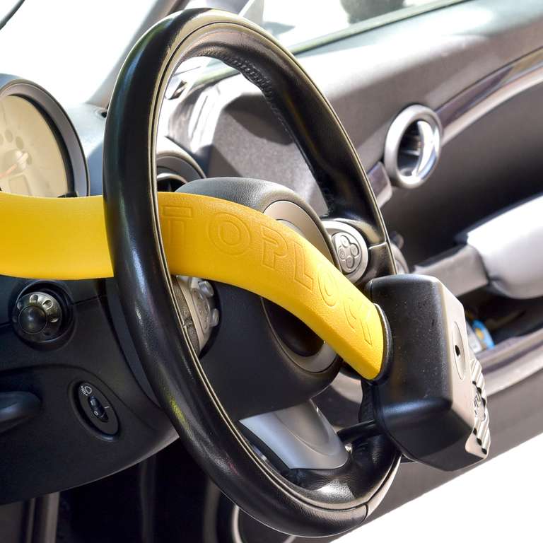 Stoplock Pro Elite Car Steering Wheel Lock HG 150-00 - Safe Secure Heavy Duty Anti-Theft Bar - Universal Fit
