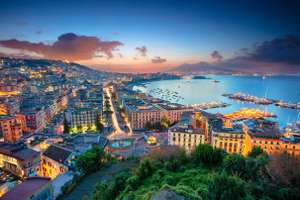Direct return flight from London, Luton to Naples, 18th to 27th June via Ryanair