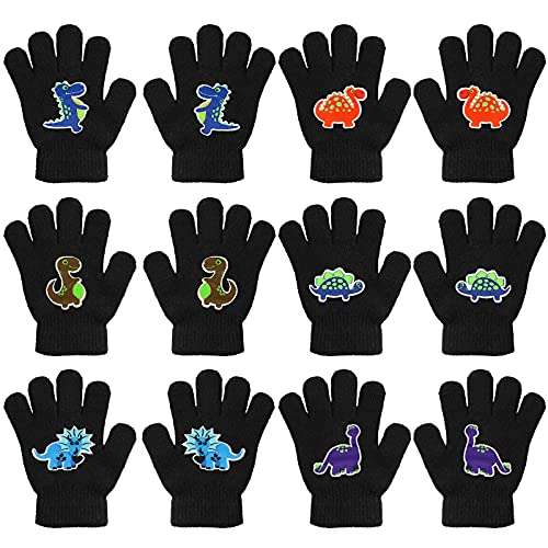 Dinosaur QKURT 6 pairs magic gloves 5-13 year olds £9.49 Sold by jupsk and Fulfilled by Amazon