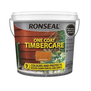 Ronseal One Coat Timbercare Paint 9L £9.99 @ The Range Birstall