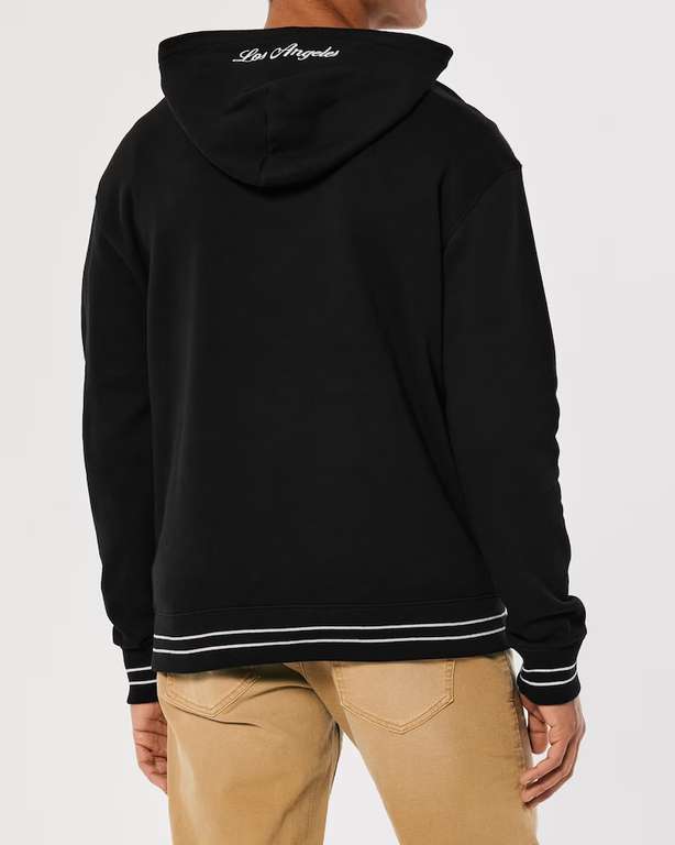 Hollister Black Tipped Hoodie (Sizes XS - XL) - £6.80 Member Price + Free Click & Collect @ Hollister