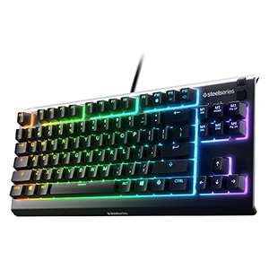 SteelSeries Apex 3 TKL - RGB Gaming Keyboard - Tenkeyless Compact Esports Form Factor - 8-Zone RGB Illumination £39.99 at Amazon