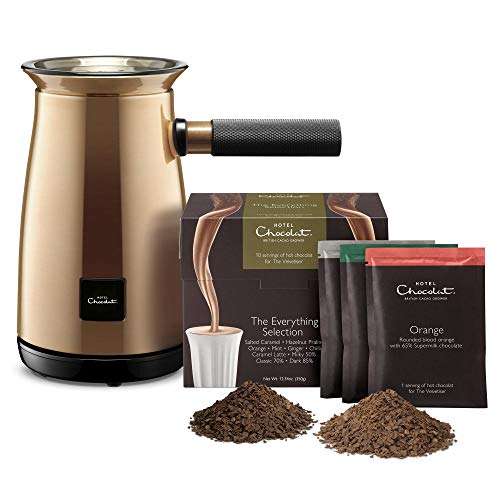 Hotel Chocolat Velvetiser Starter Kit, Copper - only £48.17 (Used -very good) Prime Day Deal at Amazon Warehouse