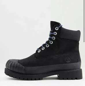 Men’s Timberland 6 inch premium rubber toe WP boots in black £75 with code free delivery ASOS