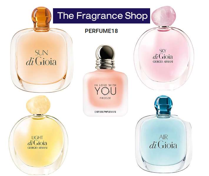 Up to 33% off Emperio Armarni + Extra 18% off code, Armani In Love With You Freeze EDP 50ml Now £40.75 + Free 15ml EDP @ The Fragrance shop