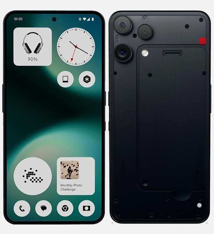 Nothing Phone (3a) Lite 5G 128GB AI Phone + Free EE 75GB PAYG Sim + 3x Nectar Points - w/Code - Free Collection
