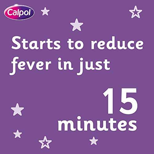 Calpol Infant Oral Suspension Paracetamol, Strawberry Flavour, Liquid, 100ml - or Subscribe & Save for £2.97