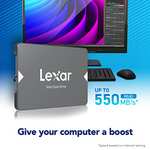 Lexar NS100 2.5” SATA III 6Gb/s Internal 512GB SSD - £27.29 @ Amazon