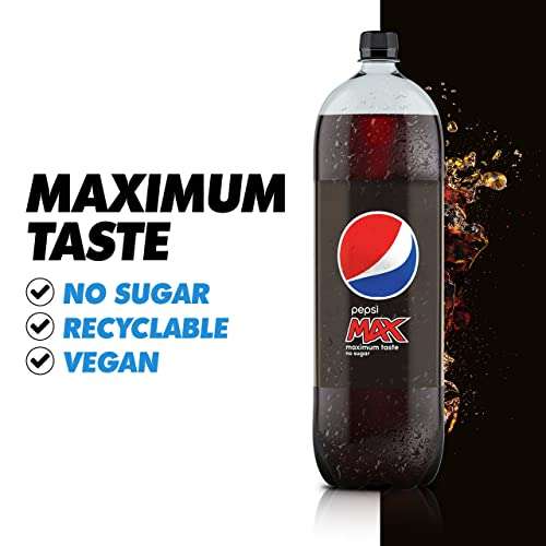 Pepsi Max 2 Ltr - Minimum 4 Bottles £5.60 @ Amazon