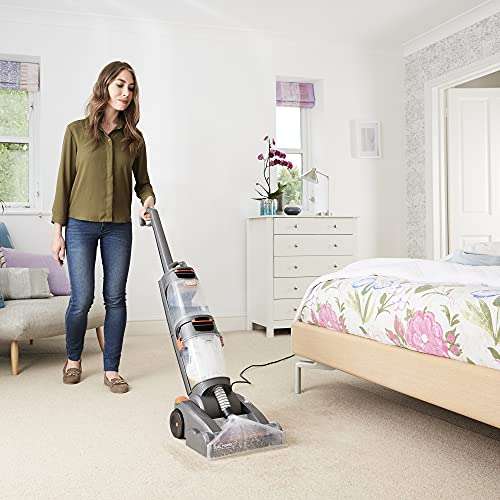 Vax Dual Power Carpet Cleaner | Dual rotating brushbars | Twin Tank technology - W86-DP-B, 2.7L, 800W - £99 @ Amazon