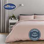 Silentnight 100% Cotton Super King Duvet Cover Set – 180 TC - Blush Pink - £24.05 @ Amazon