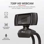 Trust Trino HD Webcam with Microphone, 1280x720, 30 FPS, Universal Stand, USB, Web Camera £6.99 @ Amazon