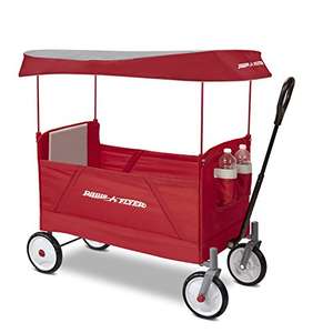 Radio Flyer EZ Wagon with Canopy, Folding Trolley for Kids, Red - £109.99 @ Amazon