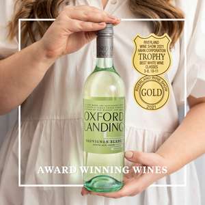 Oxford Landing Sauvignon Blanc White Wine, 75 cl, (Case of 6) - £23.43 with voucher and S+S