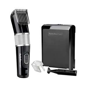 BabylissMen 7468U Carbon Steel Hair Clipper, 8 Hour Charge System, Battery Operated Trimmer, Carbon Steel Blades, Hard Case - £14.6 @ Amazon