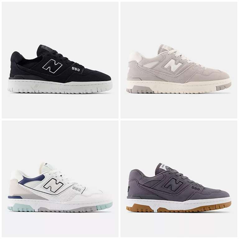New Balance Up to 50% off 550 trainers + Extra 25% off with code ...