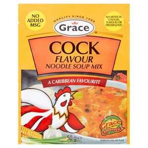 Grace Cock flavour (chicken) noodle Soup 50g mix 60p @ Sainsburys