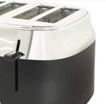 Wilko Black 4 Slices Toaster with 2 Year Guarantee now £14 + Free Collection (Limited Stores) @ Wilko