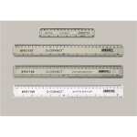 Q-Connect 300mm/30cm Clear Ruler
