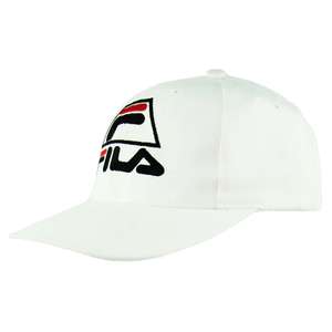 Fila Logo Men's White Cap (One Size)
