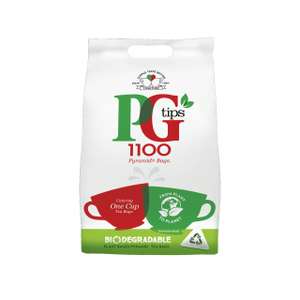 PG Tips One Cup Biodegradable Pyramid Everyday Tea Bags x1100 (Armagh)