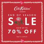 Up to 70% Off End of Season Sale + Free delivery on a £50 spend (otherwise £3.95) @ Cath Kidston