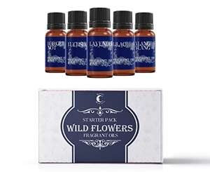 Mystic Moments | Wild Flowers Fragrance Oil Gift Starter Pack 5x10ml
