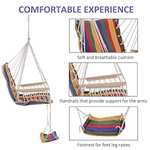 Outsunny Outdoor Hammock Hanging Rope Chair £20.99 @ Amazon / Dispatches and Sold by MHSTAR