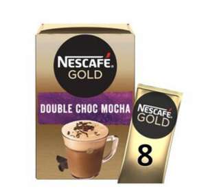 Nescafe Gold Double Chocolate Mocha Coffee 8 Sachets 184G 84p @ Tesco