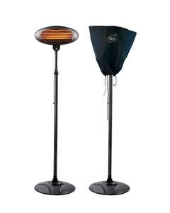 Neo 2KW Electric Quartz Outdoor Standing Garden Patio Heater Free Rain Cover £31.99 free delivery with code @ EBay neodirect