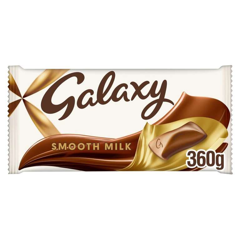 Galaxy Smooth Milk Chocolate Bar 360g - Rushden