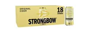 Strongbow Original Cider Can 18x440ml Clubcard Price