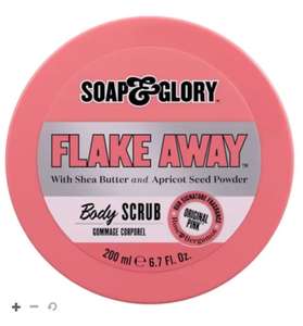 Soap & Glory Original Pink FLAKE AWAY Body Scrub 200ml with Advantage card plus (£1.50 C&C)