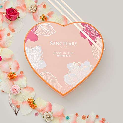Sanctuary Spa Gift Set, Lost In The Moment Gift Box With Face Mask, Hand Cream, Foot Cream, Salt Scrub, Body Butter and more £8 @ Amazon