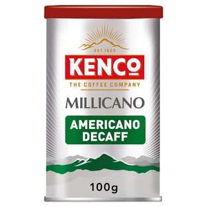 KENCO Millicano decaff 100g - 72p @ Tesco Express Penge Royston