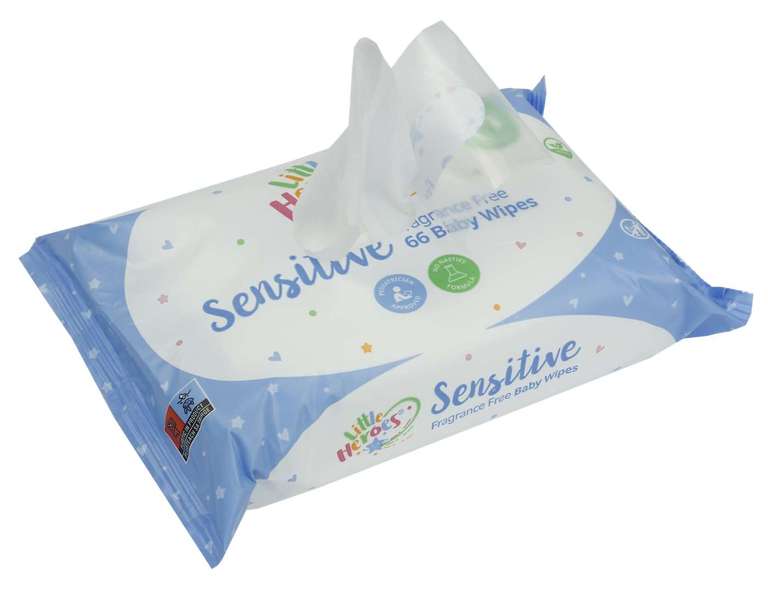 Little Heroes Fragrance Free / Lightly Fragranced Baby Wipes - 12 packs for £3.18 @ Amazon