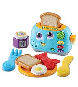 Leapfrog Yum-2-3 Toaster, Learning Toy with Sounds and Colours for Sensory Play £17 @ Amazon