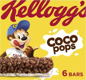 Kellogg's Coco Pops Breakfast Cereal & Milk Bars 6x20g for £1 @ Asda