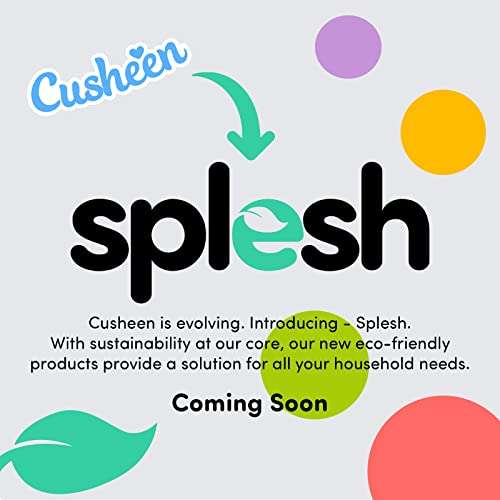 Splesh by Cusheen Toilet Roll - Soft & Quilted 3-Ply Toilet Roll - Fresh Aloe Vera Fragrance (72 Rolls) sold and FB Cusheen