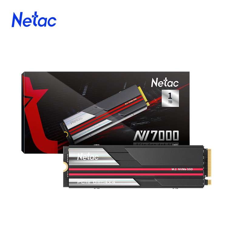 Netac NV7000 2TB SSD M2 2280 NVMe PCIe 4.0x4 for PS5 & Desktop PC - £93.92 delivered Netac Official Store AliExpress