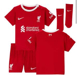Liverpool Nike kids full home mini kit
