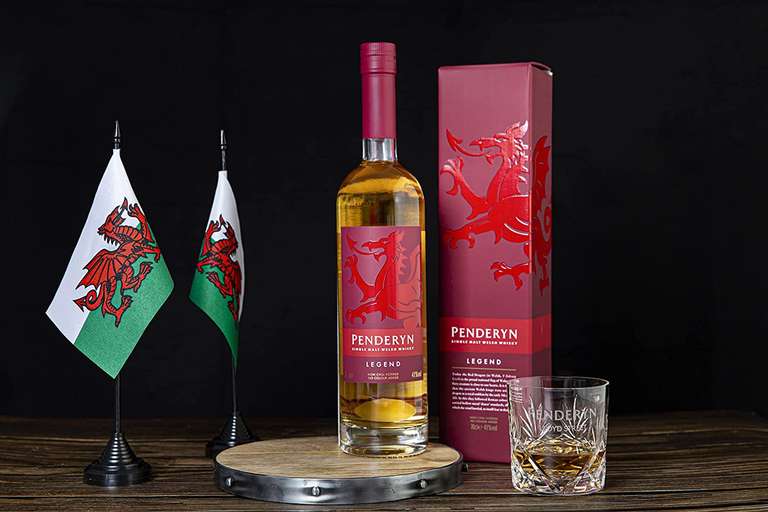 Penderyn Single Malt Welsh Whisky - Legend 70cl, 41% ABV. Award Winning - £22.49 @ Amazon