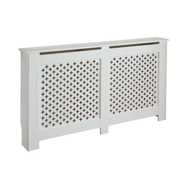 Lloyd Pascal Radiator Cover with Classic Style in White - Large £50.00 + Free Click & Collect @ Homebase