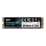 Silicon Power PCIe M.2 NVMe SSD 1TB Gen3x4 R/W up to 2,200/1,600MB/s Internal SSD - SP EUROPE FBA