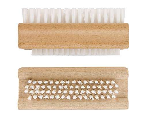 Elliott Wooden Nail Brush, Double Sided Hand and Nail Cleaning Brush - £1.75 @ Amazon
