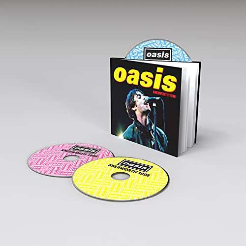 Knebworth 1996 2CD/DVD, Bookpack Oasis £6.96 at Amazon